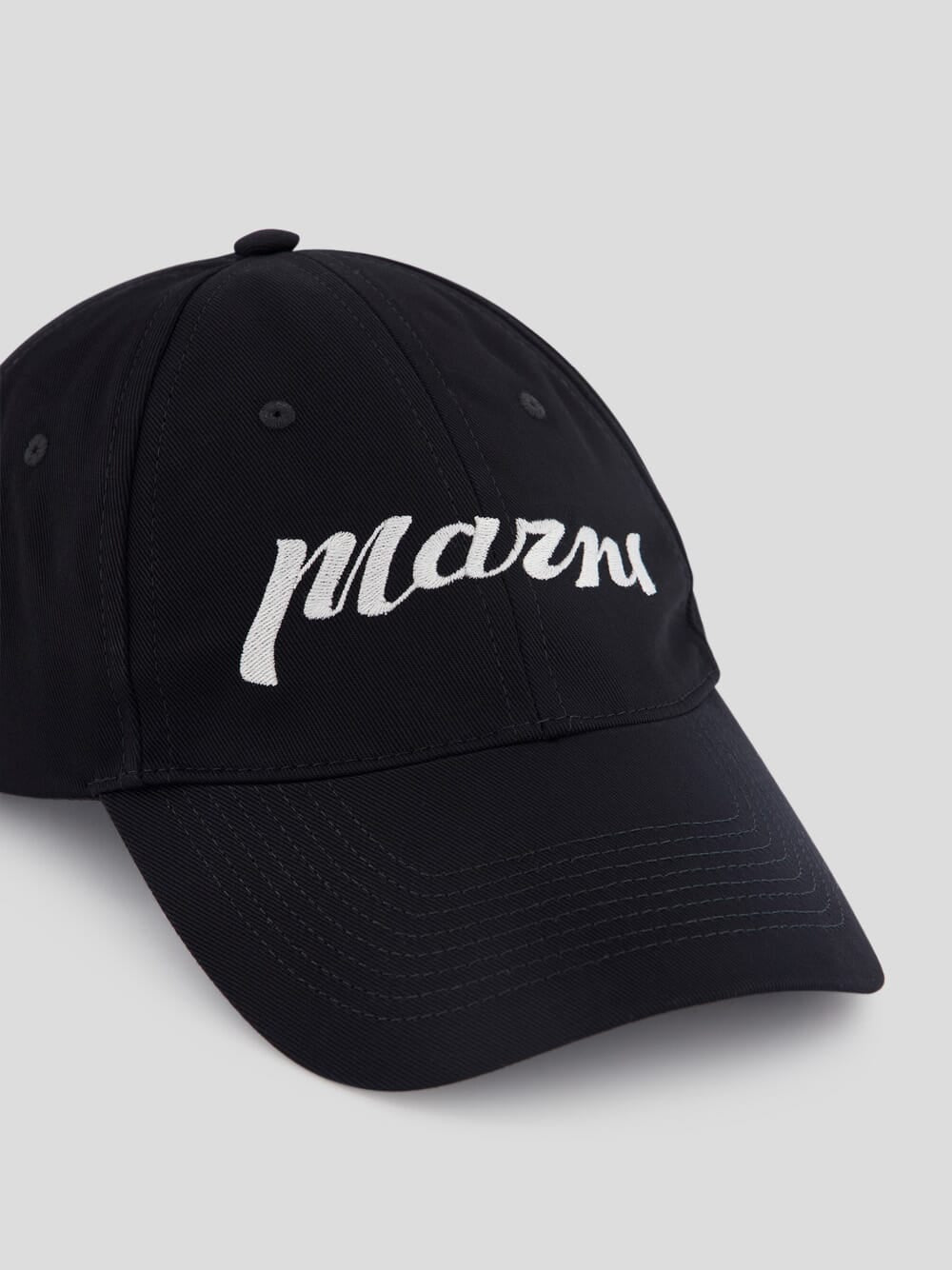 MarniLogo Embroidered Baseball Cap at Fashion Clinic