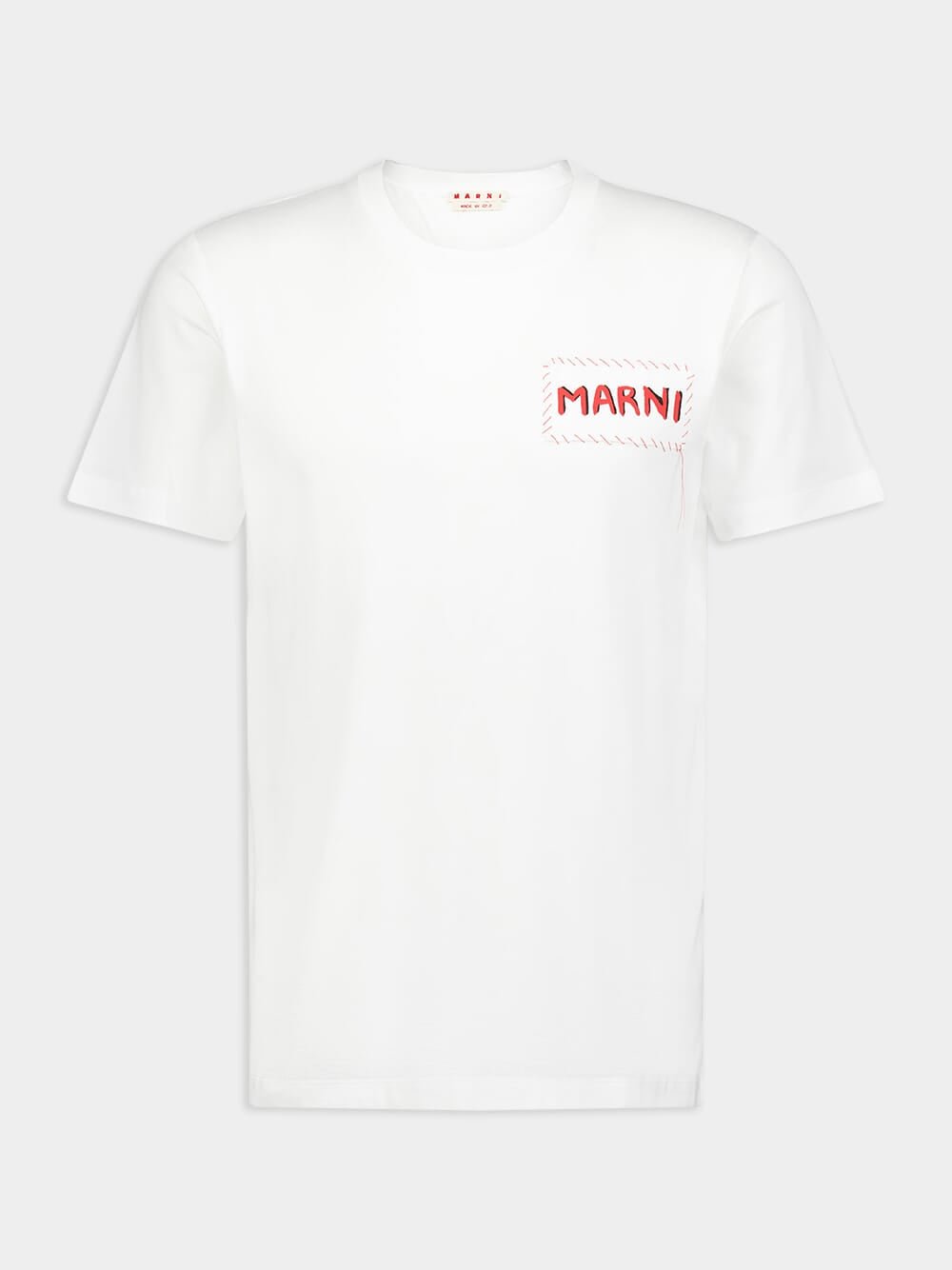 MarniLogo-Patch Cotton T-Shirt at Fashion Clinic