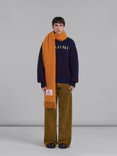 Marni Logo-Patch Fringe Scarf