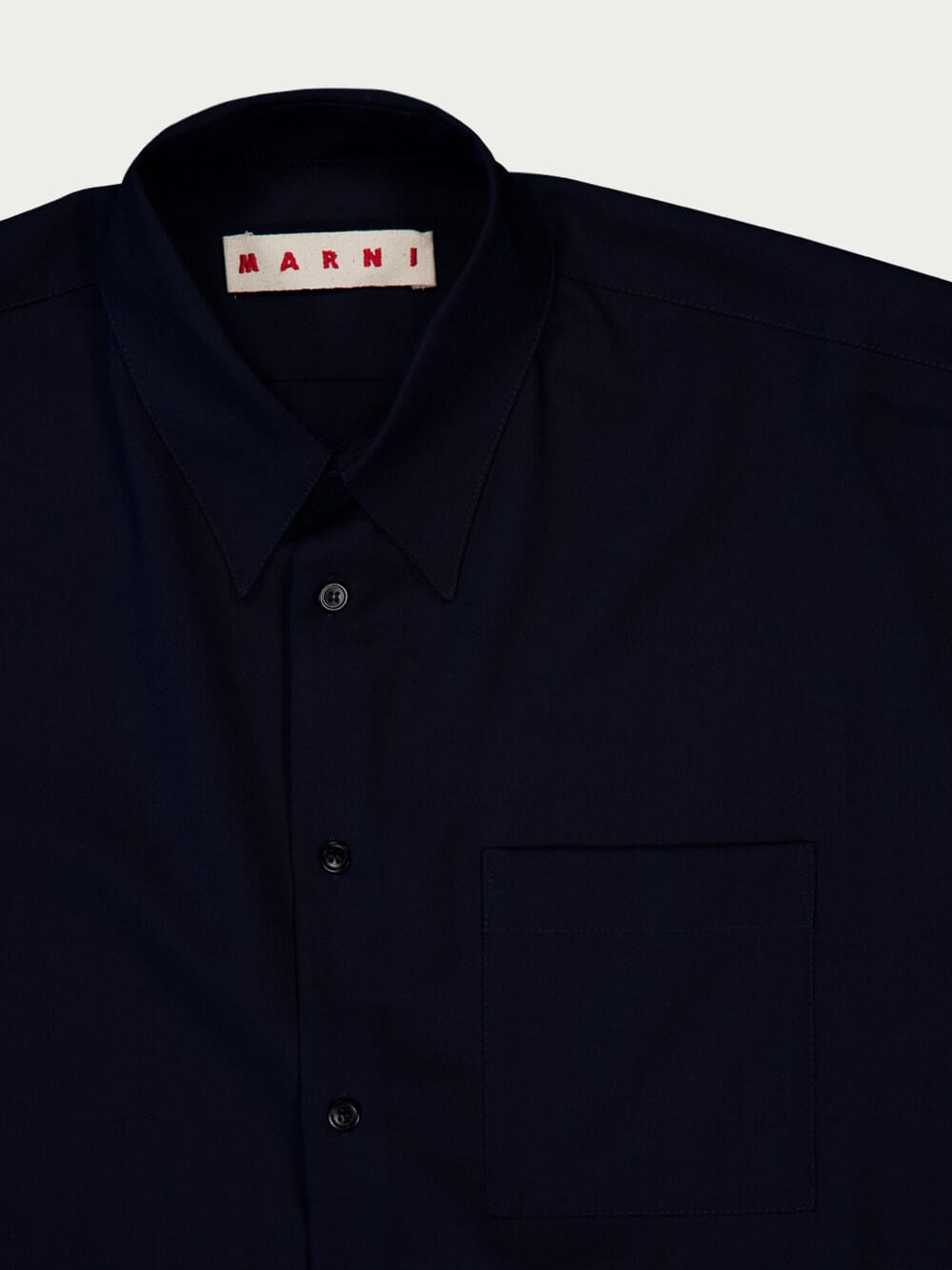 MarniMarni Logo Chest-Pocket Shirt at Fashion Clinic