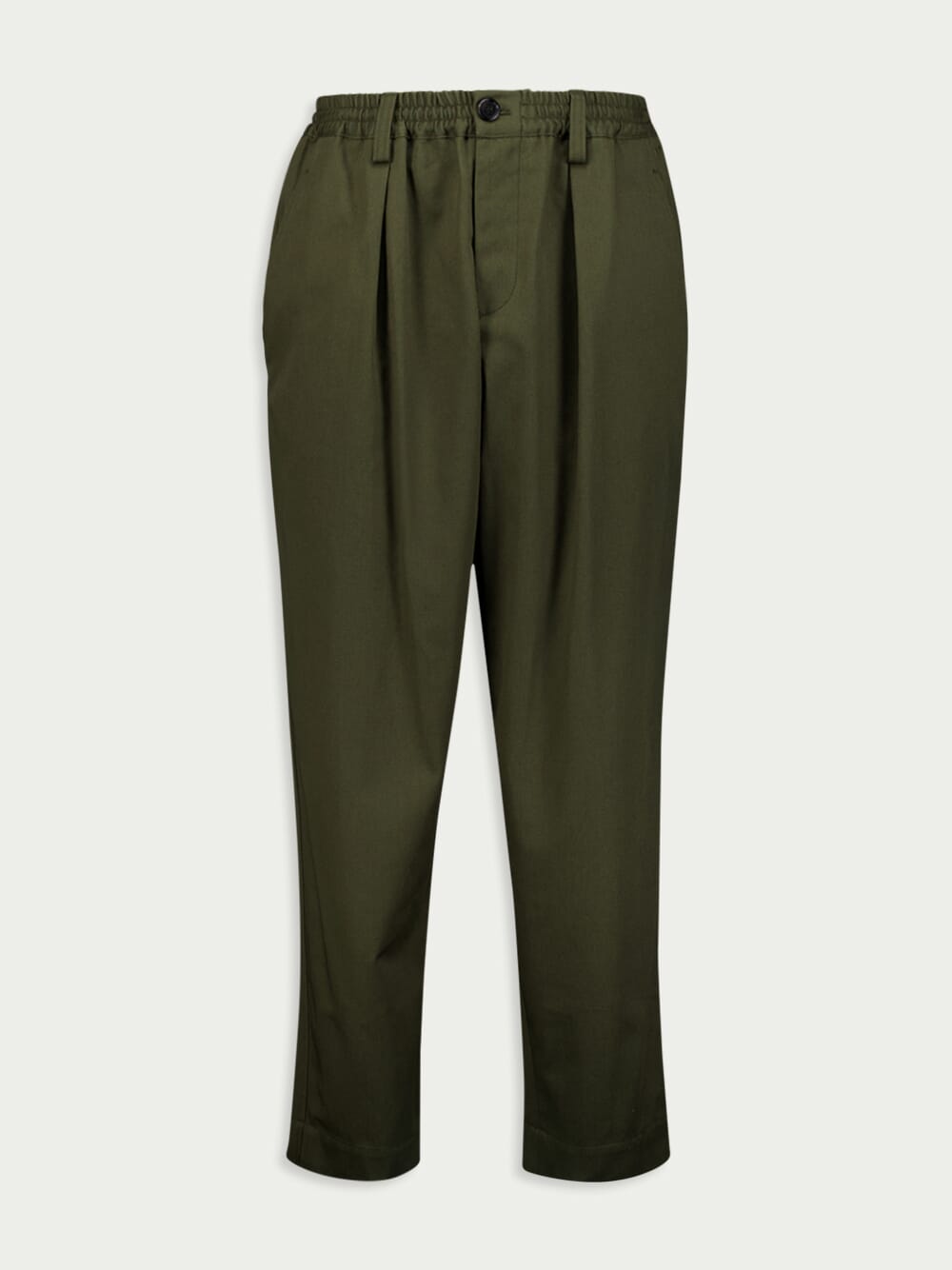 MarniMid-Rise Tapered-Leg Cotton Trousers at Fashion Clinic