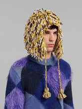Marni Tri-Tone Shaggy Aviator Hat