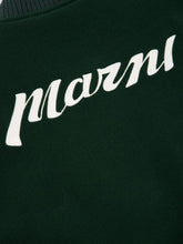 Marni Wool Felt Bomber With Leather Sleeves