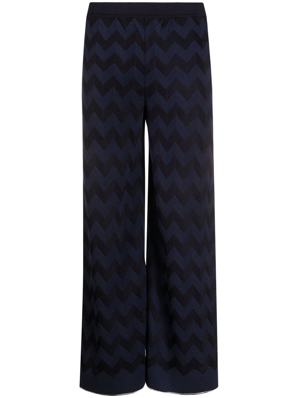 MissoniChevron straight-leg trousers at Fashion Clinic