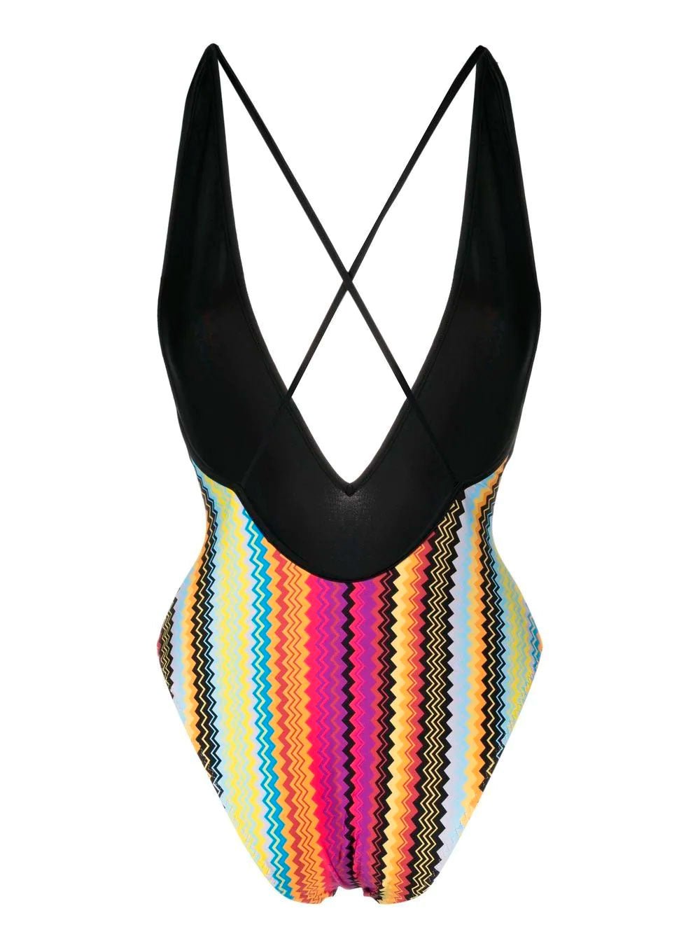 MissoniCriss-cross-back swimsuit at Fashion Clinic