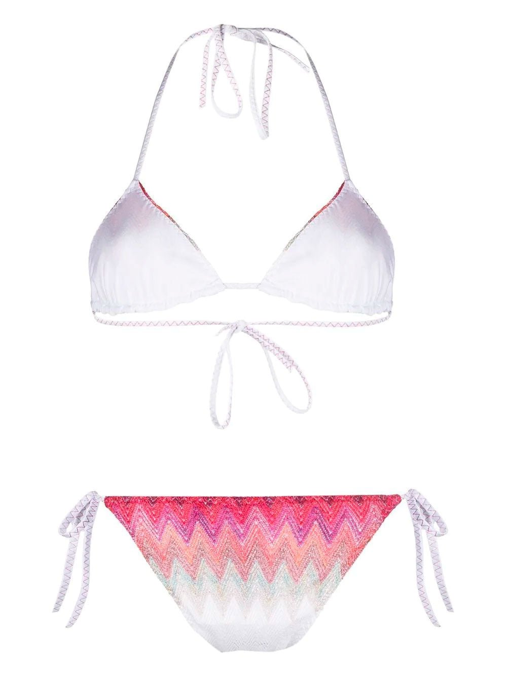 MissoniZig-zag triangle bikini at Fashion Clinic