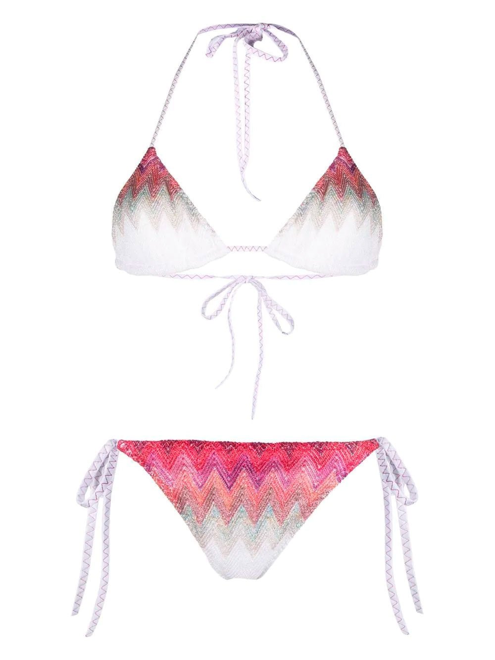 MissoniZig-zag triangle bikini at Fashion Clinic