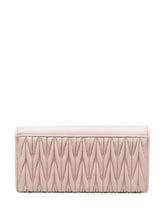 Miu Miu Matelasse Large Wallet