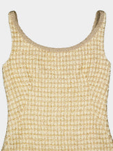Miu Miu Sleeveless Check Mini Dress