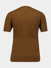 Miu Miu Slim-fit Brown Cashmere Sweater