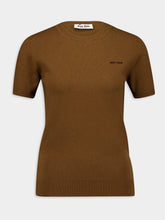 Miu Miu Slim-fit Brown Cashmere Sweater