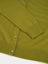 Miu Miu Slim-Fit Green Cashmere Knit Cardigan