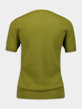 Miu Miu Slim-fit Green Cashmere Sweater