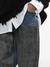MM6 Maison Margiela Panelled Mid-Rise Cotton Jeans