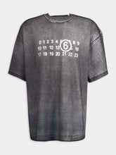 MM6 Maison Margiela Signature Numbers Motif Two-Tone T-Shirt