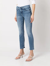 Mother Mid-Rise Skinny Ankle-Crop Jeans