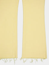 Mother The Hustler Ankle Fray Yellow Jeans