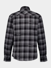 Off-White Checked Flannel Cotton Shirt