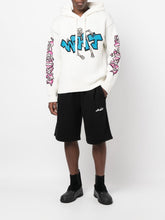Off-White Cotton Track Shorts