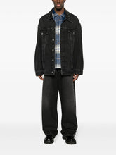 Off-White Eyelet-Detail Cotton Denim Jacket