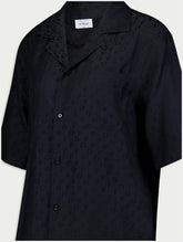 Off-White Logo-Jacquard Camp-Collar Shirt