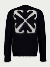 Off-White Mohair Arrow Knit Crewneck