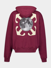 Off-White Moon Arrow Cotton Hoodie