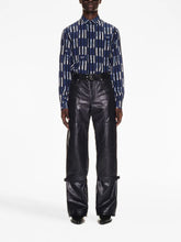 Off-White Shibori All-Over Print Silk Shirt