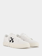 Off-White Vulcanized Canvas Low-Top Sneakers