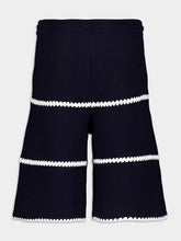 Palm Angels Monogram-Embroidered Wool-Blend Shorts
