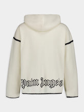 Palm Angels Monogram Zip-Up Wool Jacket
