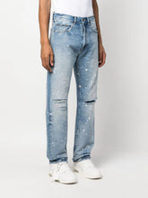 Palm Angels Paint-Splatter Straight Jeans