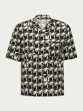 Palm Angels Palm-Tree Print Bowling Shirt