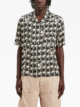 Palm Angels Palm-Tree Print Bowling Shirt