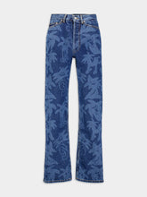 Palm Angels Palmity Palm Tree-Print Jeans