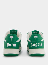 Palm Angels University Lace-Up Leather Sneakers
