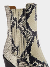Paris Texas Dallas Ankle Python-Print Boot