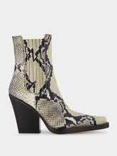 Paris Texas Dallas Ankle Python-Print Boot