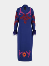 Paula Bellona Turtle Neck Embroidered Dress