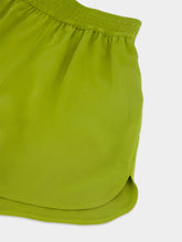 Paula Bronzita Green Silk Shorts