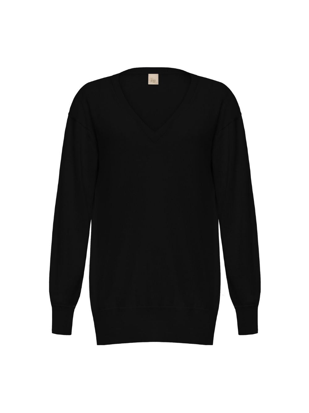 PaulaCashmere V-Neck Long Sweater at Fashion Clinic