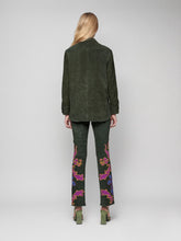 Paula Chakakan Suede Embroidered Overshirt