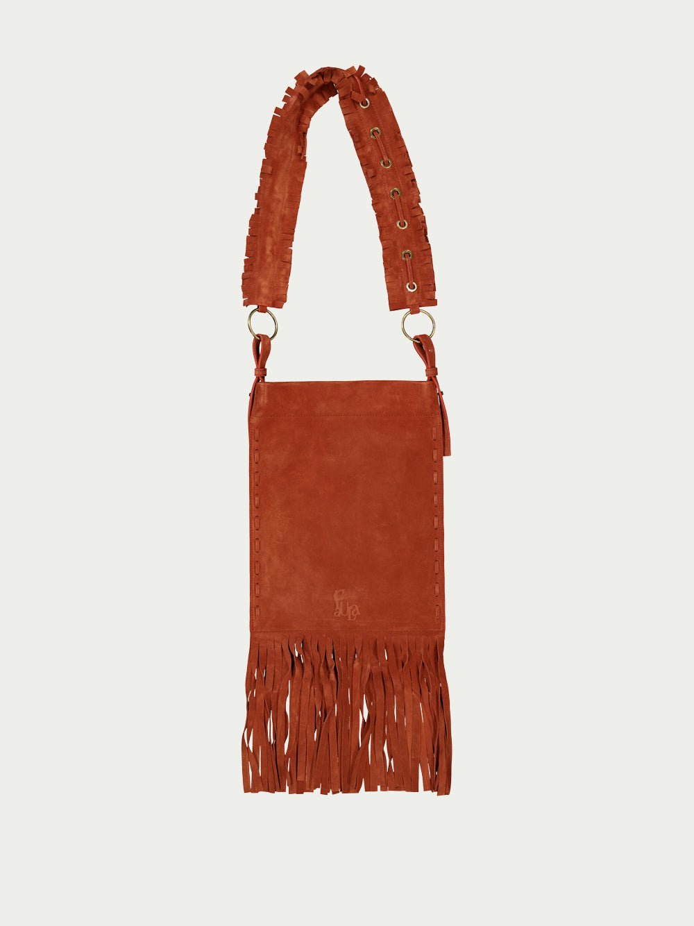 PaulaEngelbert Fringed Leather Handbag at Fashion Clinic