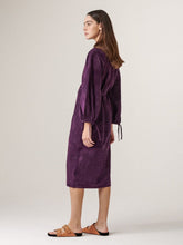 Paula Fluorita Suede Midi Dress