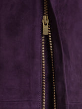 Paula Fluorita Suede Midi Dress