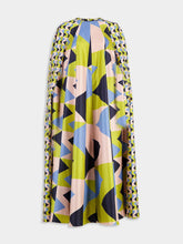 Paula Hades Printed Silk Maxi Dress