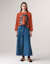 Paula Lapis Blouse with Sequins