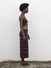 Paula Leandra Jacquard Cropped Top