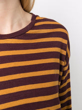 Paula Linen Striped Long Sleeved T-Shirt