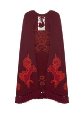 Paula Saphire Embroidered Cape